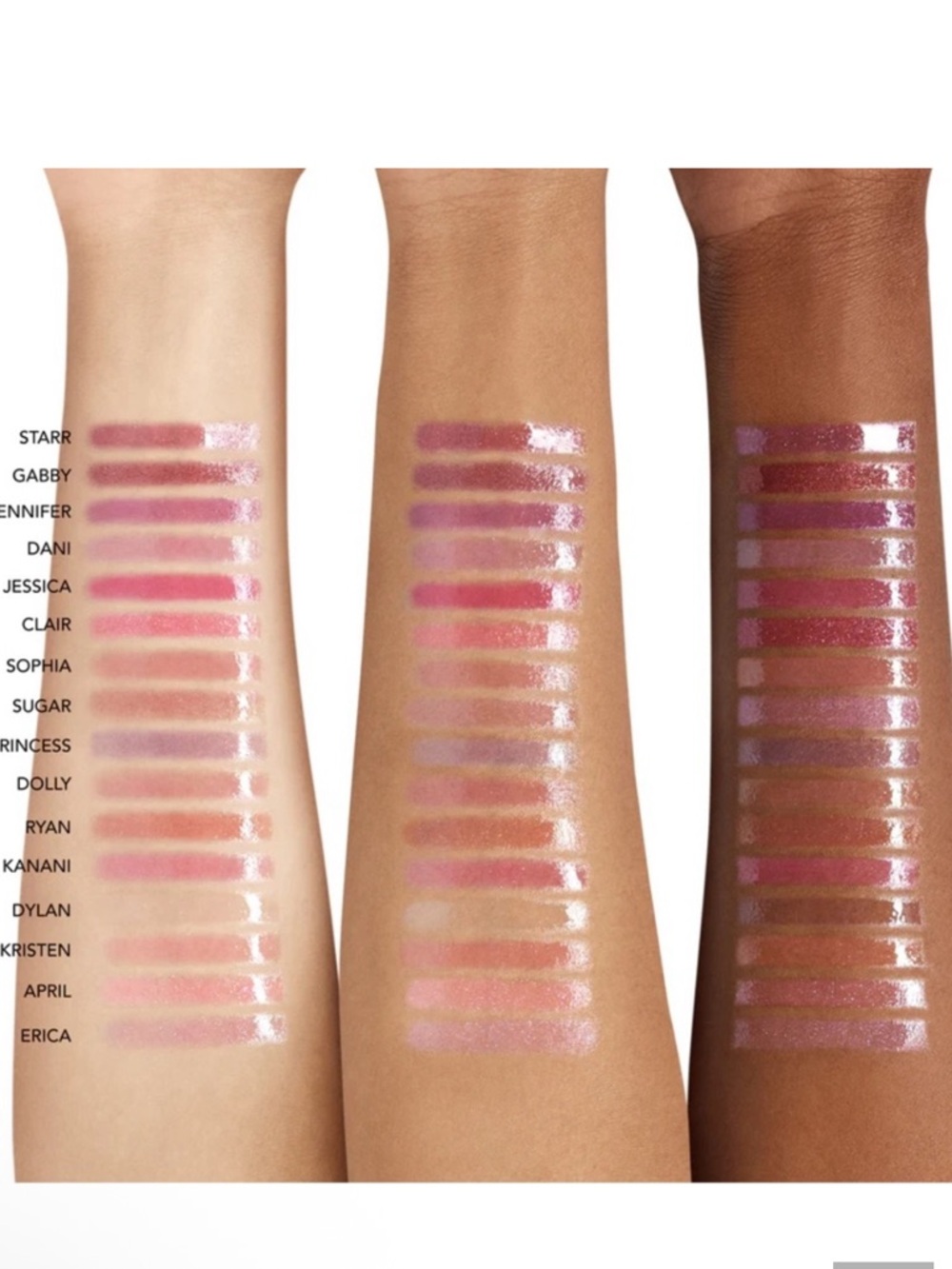 Buxom Jessica Full-On Plumping Lip Polish Gloss- sheer mauve coral pink shimmer - Picture 9 of 15